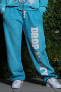 Blue Drop Nasty RhineStone Pants
